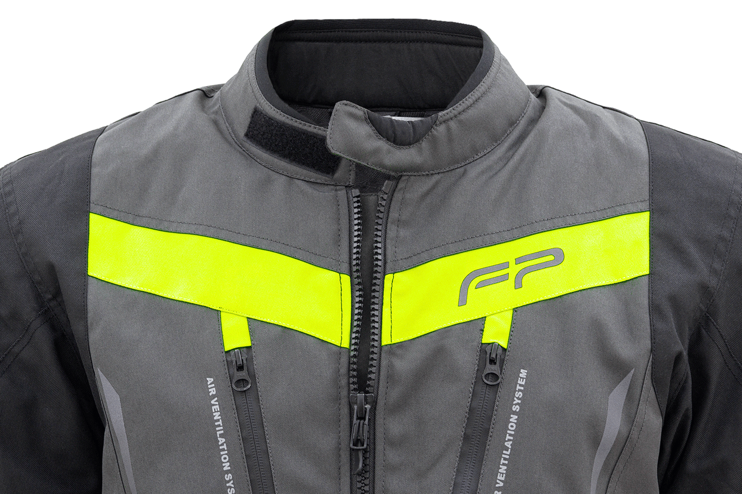 CHAQUETA TURISMO NOMAD GRIS/NEON FP