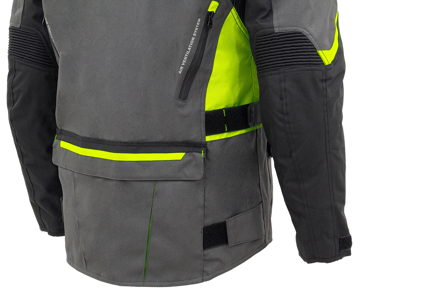 CHAQUETA TURISMO NOMAD GRIS/NEON FP