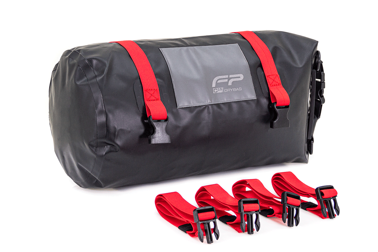 MALETA IMPERMEABLE DRYBAG C25 LITROS NEGRO/ROJO FP