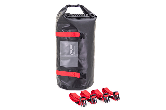 MALETA IMPERMEABLE DRYBAG C25 LITROS NEGRO/ROJO FP