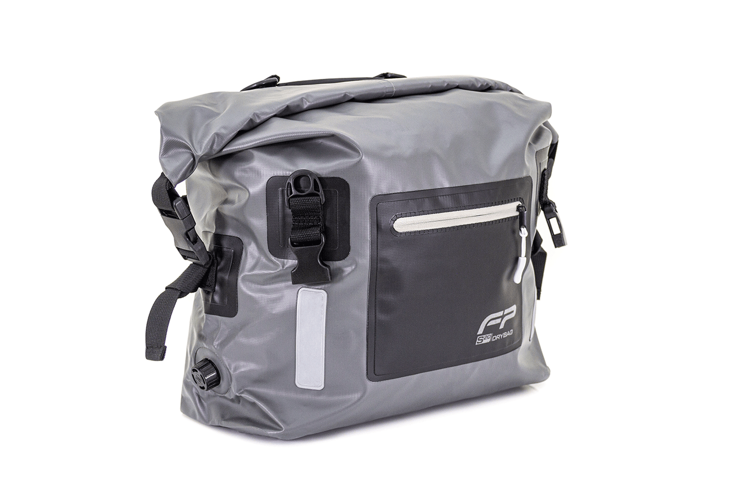 MALETA IMPERMEABLE DRY BAG S20 LITROS NEGRO/GRIS FP