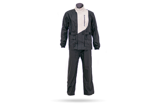 IMPERMEABLE CYCLONE NEGRO/GRIS FP