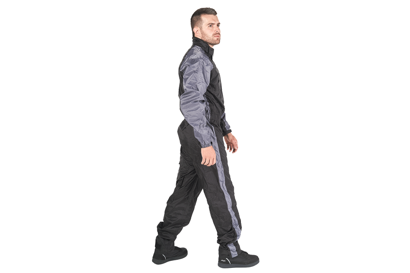 IMPERMEABLE MONOTRAJE HURRICANE C2 NEGRO/GRIS FP