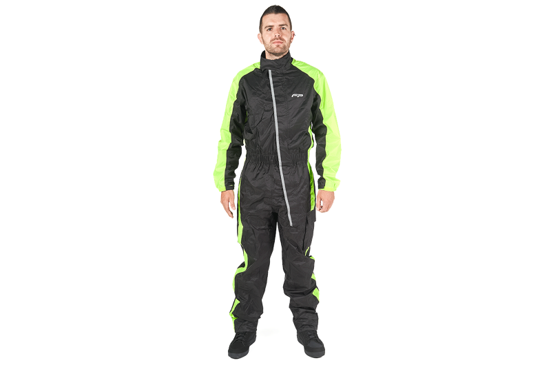 IMPERMEABLE MONOTRAJE HURRICANE C2 NEGRO/NEON FP