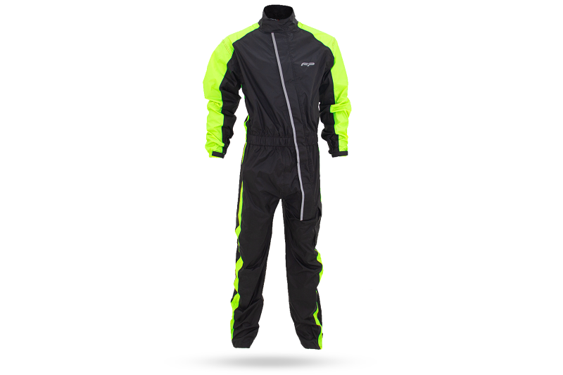 IMPERMEABLE MONOTRAJE HURRICANE C2 NEGRO/NEON FP