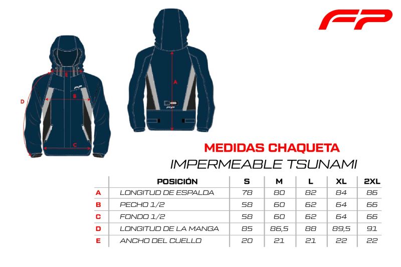 IMPERMEABLE TSUNAMI C2 GRIS/AMARILLO FP