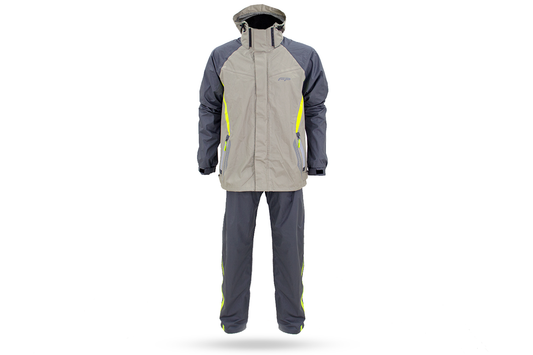 IMPERMEABLE TSUNAMI C2 GRIS/AMARILLO FP