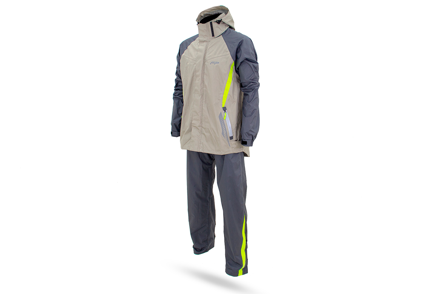 IMPERMEABLE TSUNAMI C2 GRIS/AMARILLO FP