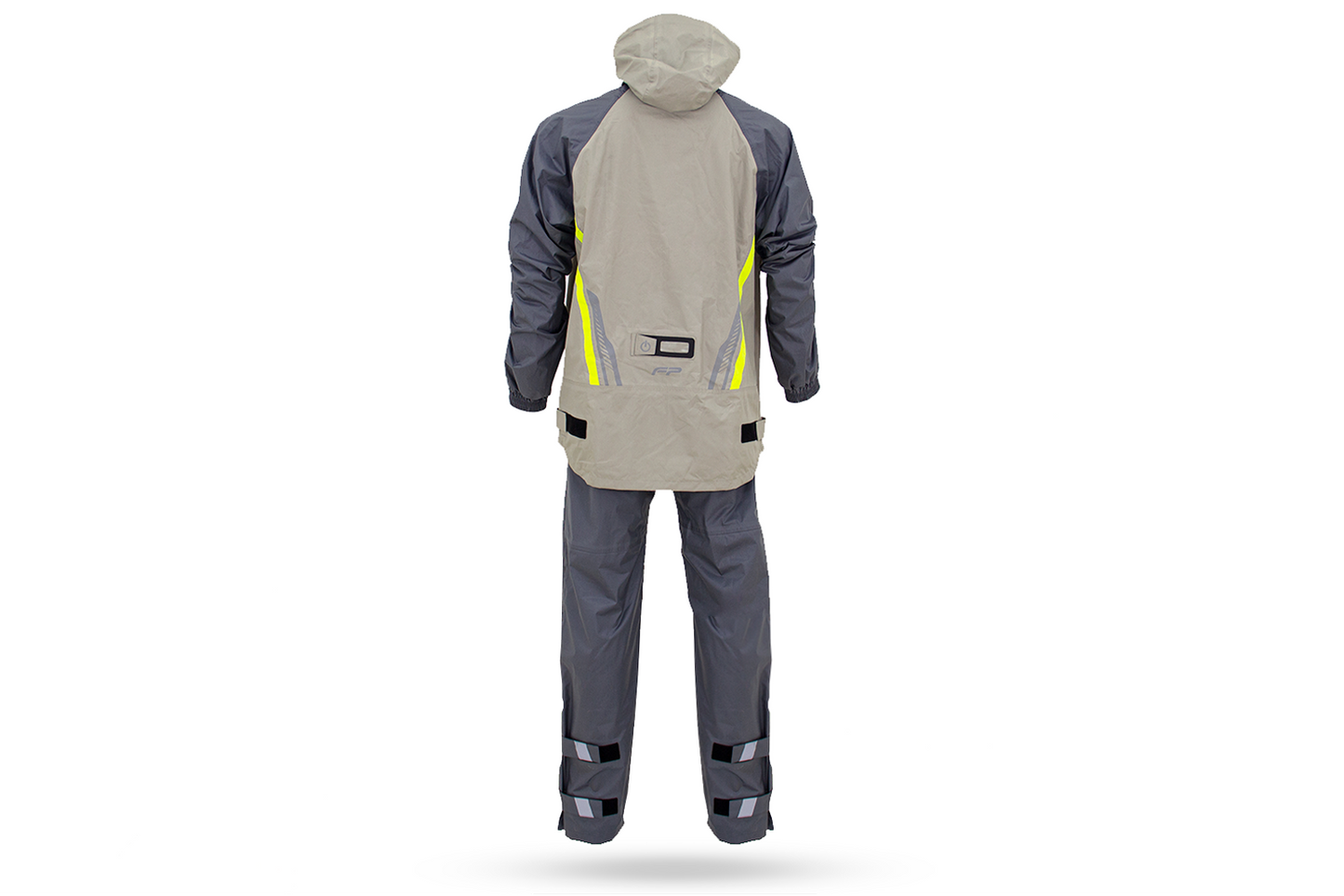 IMPERMEABLE TSUNAMI C2 GRIS/AMARILLO FP