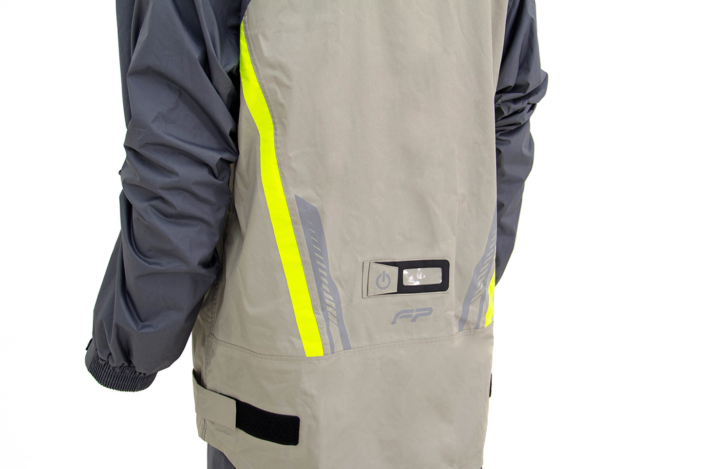 IMPERMEABLE TSUNAMI C2 GRIS/AMARILLO FP